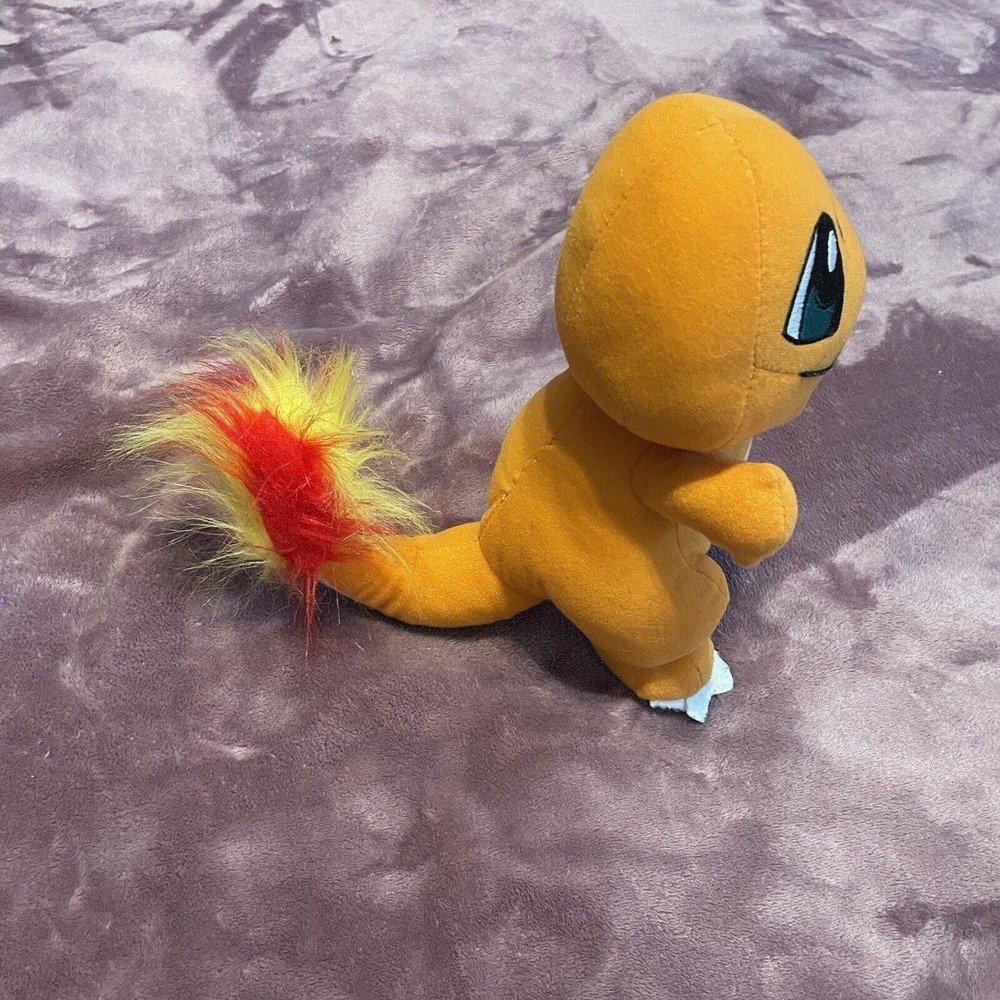 Charmander Pokemon Plush Toy Doll 8" Stuffed Animal 2016 Embroidered Eyes - Picture 4 of 5